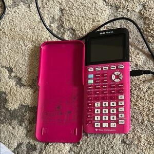 Texas Instruments TI-84 Plus CE in Bright Pink